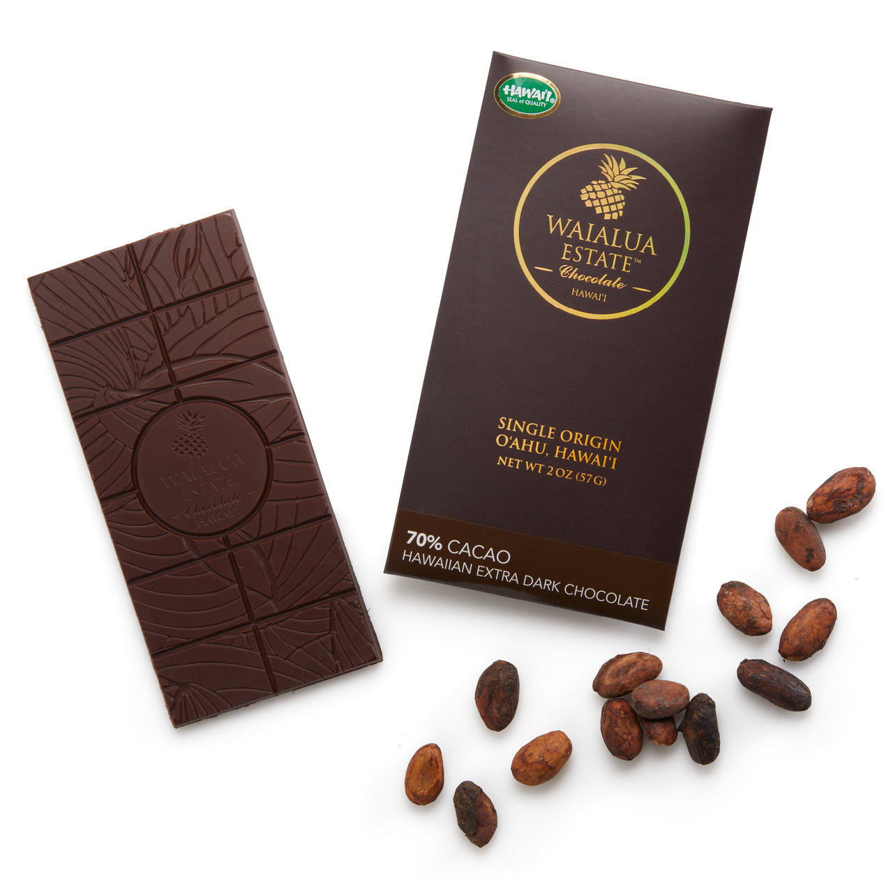 70% Cacao Hawaiian Extra Dark Chocolate